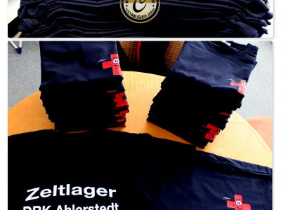 Beschriftung auf mitgebrachte Shirts