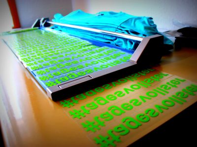 Vorbereitung für den Textildruck