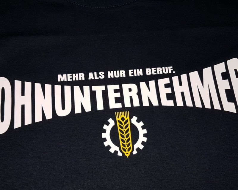 Motto T-Shirt für den Beruf Lohnunternehmer